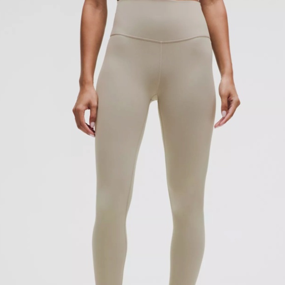 Lululemon Wunder Train High-Rise Tight 25" - Riverstone - Size 6 - Picture 1 of 2